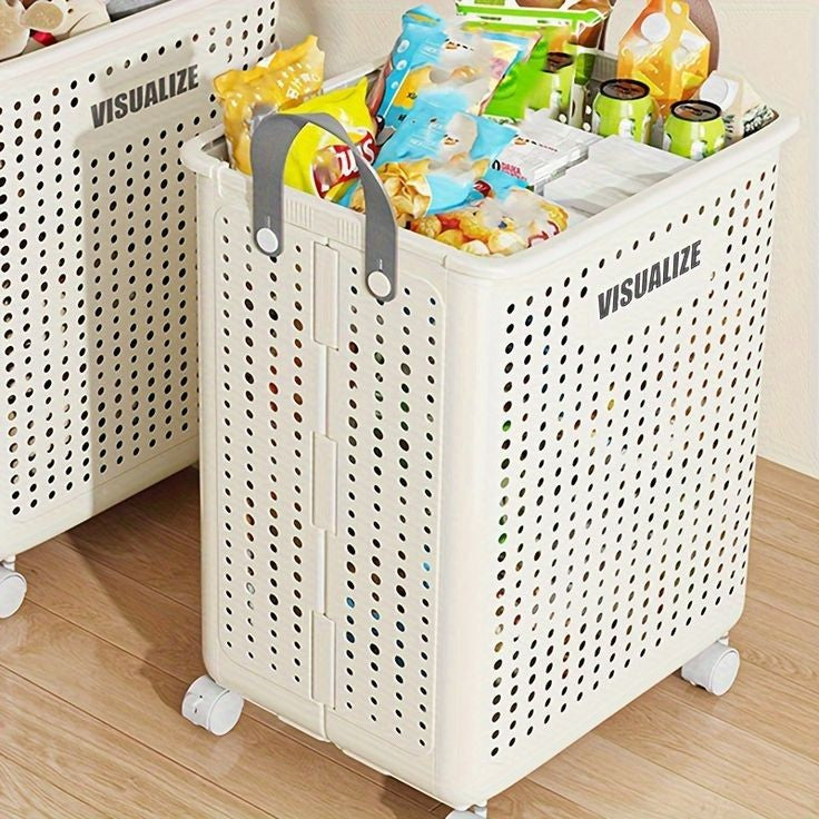 Collapsible Laundry Basket With Handle Premium Quality