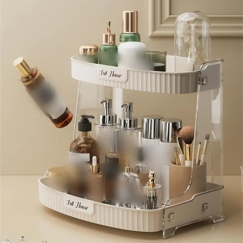 Desktop Cosmetic And Skincare Organizer