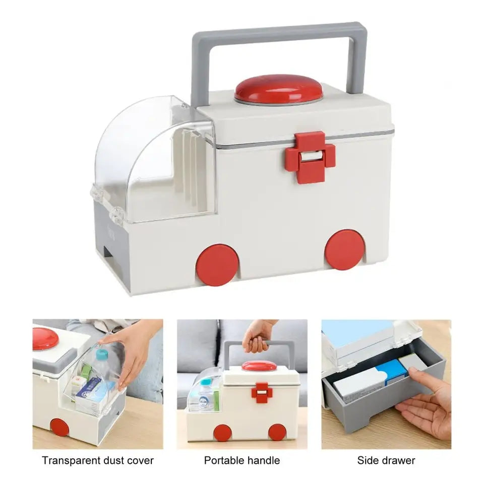 Large capacity medicine storage box