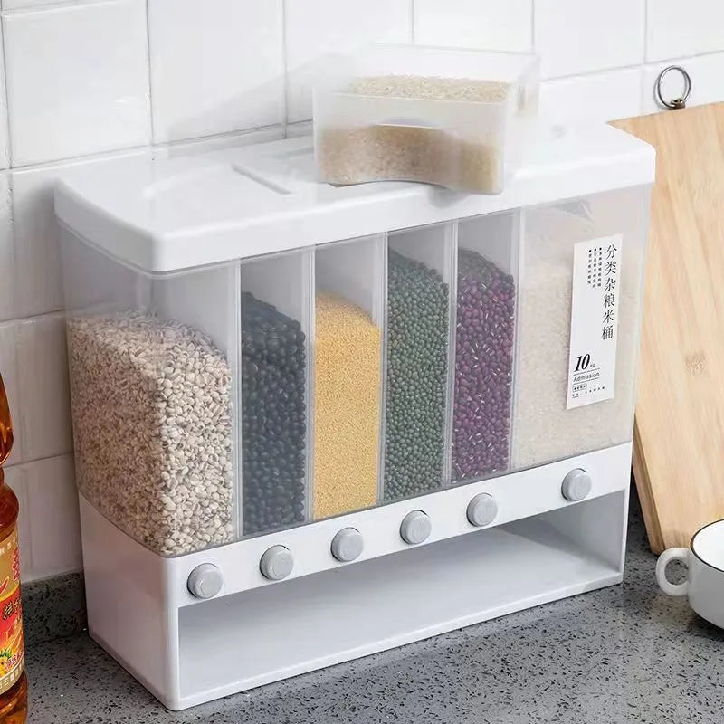 10KG Wall-Mounted Cereal Container