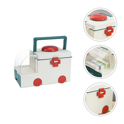 Large capacity medicine storage box