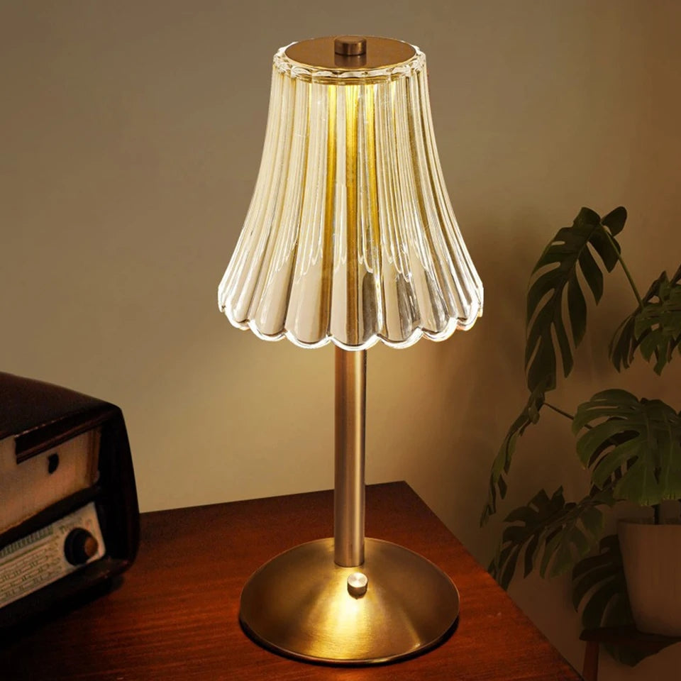 LED Crystal Diamond Table Lamp