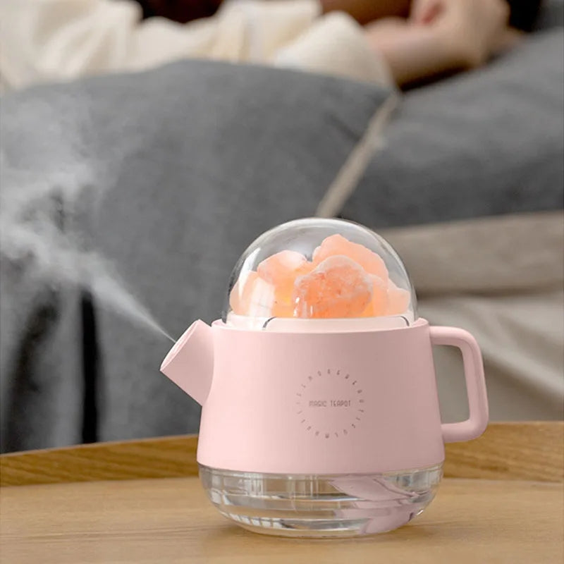 Kettle Shape Salt Lamp Humidifier