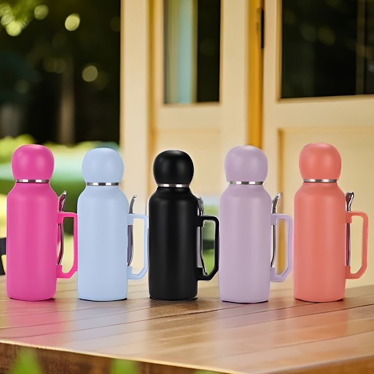 1.3 L Insulated Stainless Steel Thermos with Handle