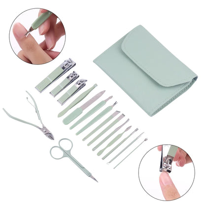 16pcs Nail Care Tool Set