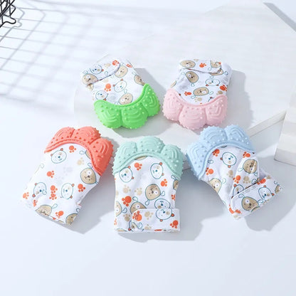 Silicone Baby Teether Pacifier Gloves