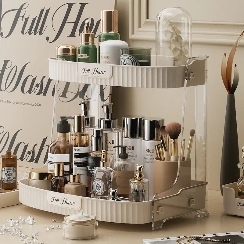 Desktop Cosmetic And Skincare Organizer