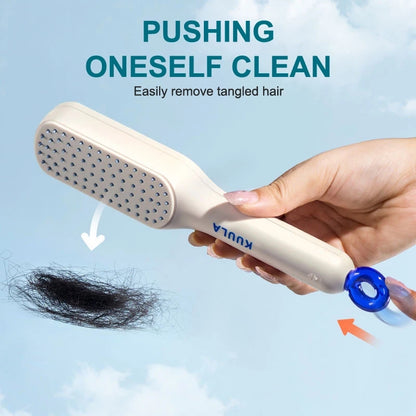 Self Cleaning Hairbrush