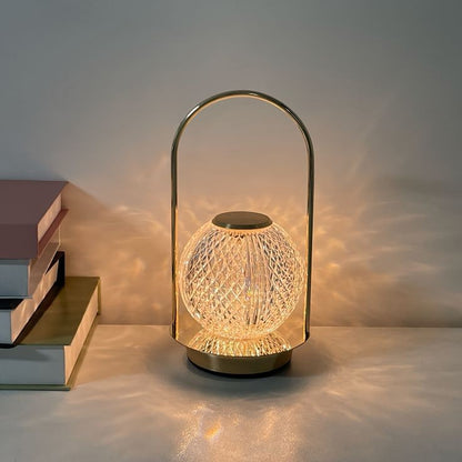 Rechargeable Handheld Sphere Table Lamp