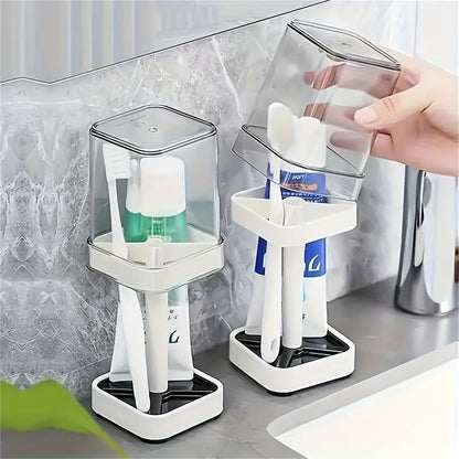 Lamp Style Toothbrush Holder With Cover