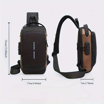 Shoulder Bag With USB Charging Port