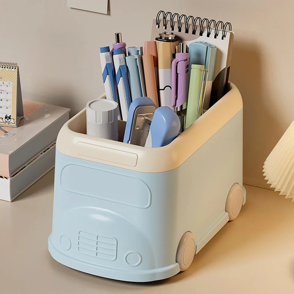 Bus-shaped Multifunctional Storage Organizer