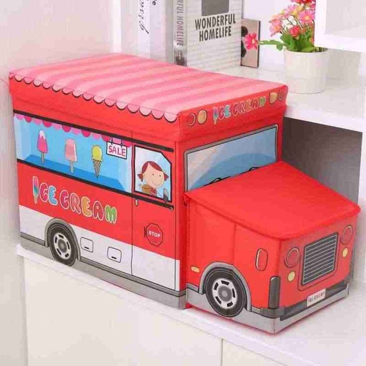 Bus Design Toy Storage Box