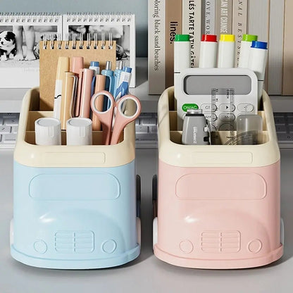 Bus-shaped Multifunctional Storage Organizer