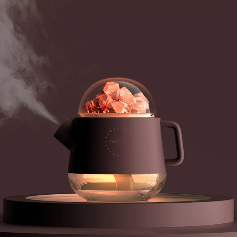 Kettle Shape Salt Lamp Humidifier