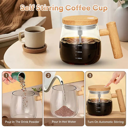 Self Stirring Mixing Cup