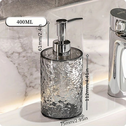 Luxury Water Ripple Plastic Soap Pump Dispenser