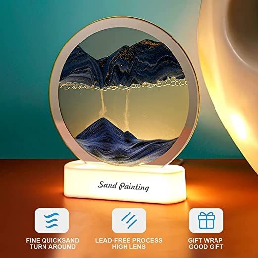 3D Moving Sand Art Lamp