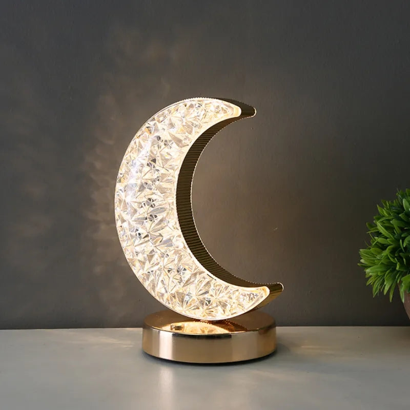 Chargeable Table Crystal Lamp