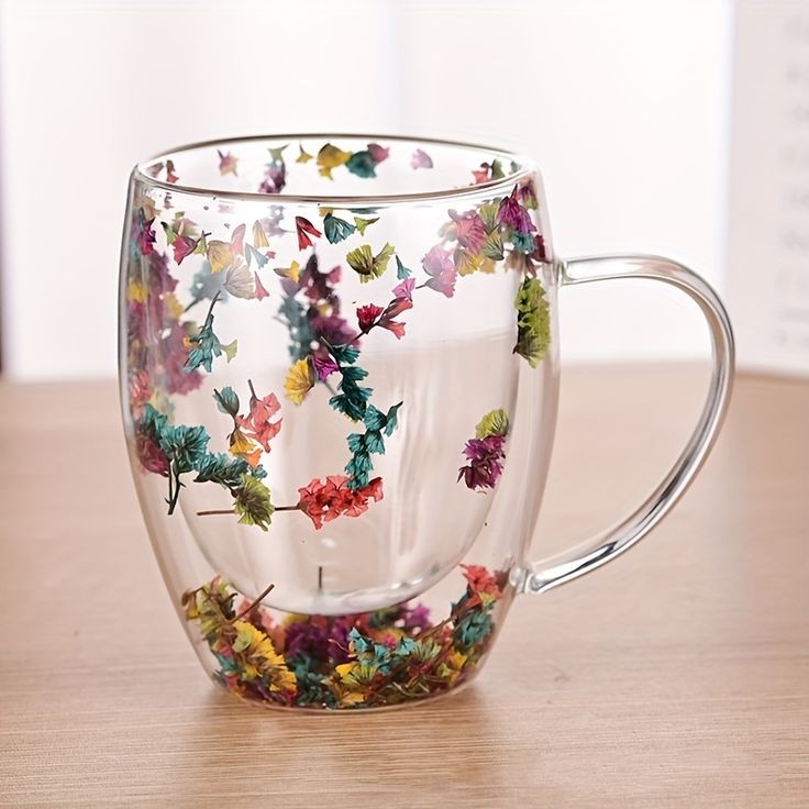 Double Wall Trendy Glass Mug