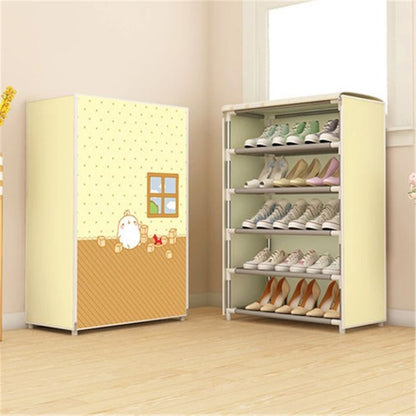 5 Layers Printed Shoes Rack