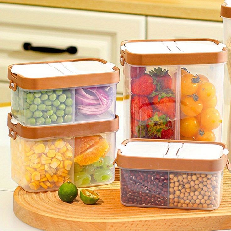 Kitchen Divided Moisture-proof Sealed Food Storage Box