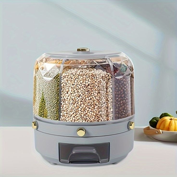 Sealed 360 Degree Rotating Rice Dispenser