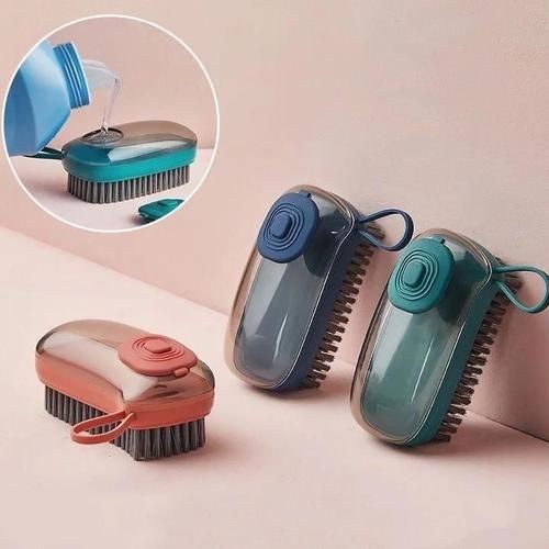 Liquid Soap Dish Washing Cleaning Brush