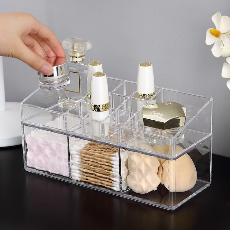 Acrylic Cosmetics And Multifunctional Organizer