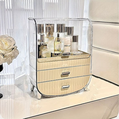 Large Capacity Cosmetics Organizer With Drawer