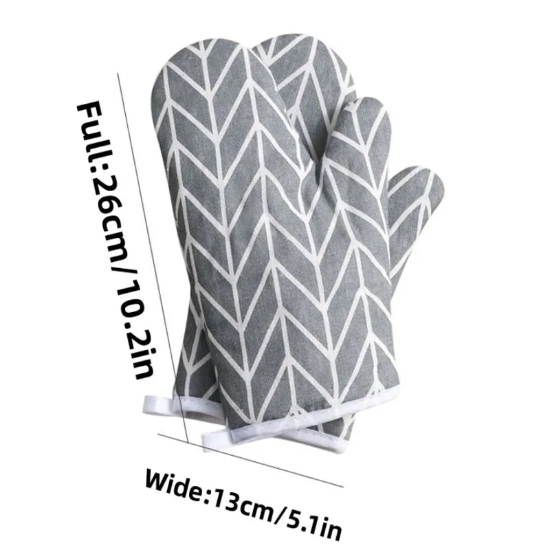 2pcs Microwave Oven Insulation Gloves