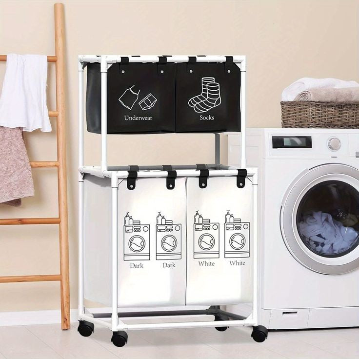 Multifunctional Laundry Sorter Basket