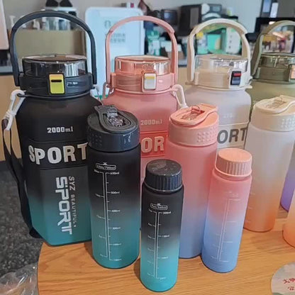 Set of 3 Sports Water Bottle