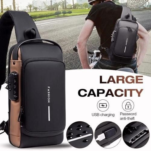 Shoulder Bag With USB Charging Port