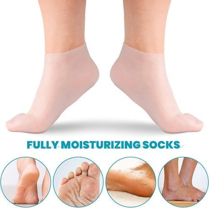 Silicone Gel Moisturizing Socks