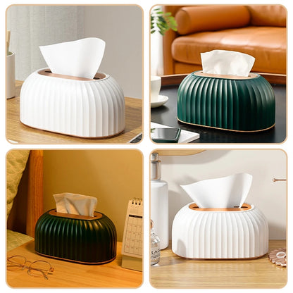 Nordic Striped Tissue Box Holder