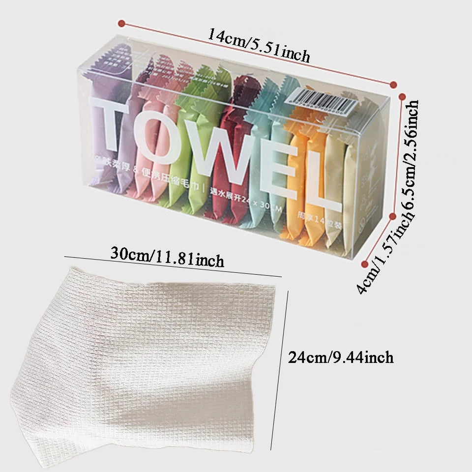 Portable Travel Towel hand wash and face cleaning