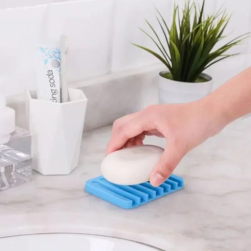 Silicone Flexible Drain Soap Holder