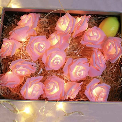 Rose Flower Lights 20 Led