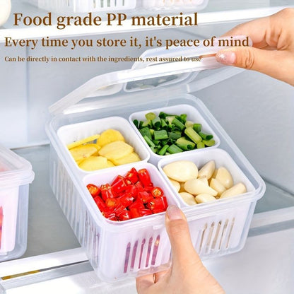 4 In 1 Vegetable & Fruit Draining Box