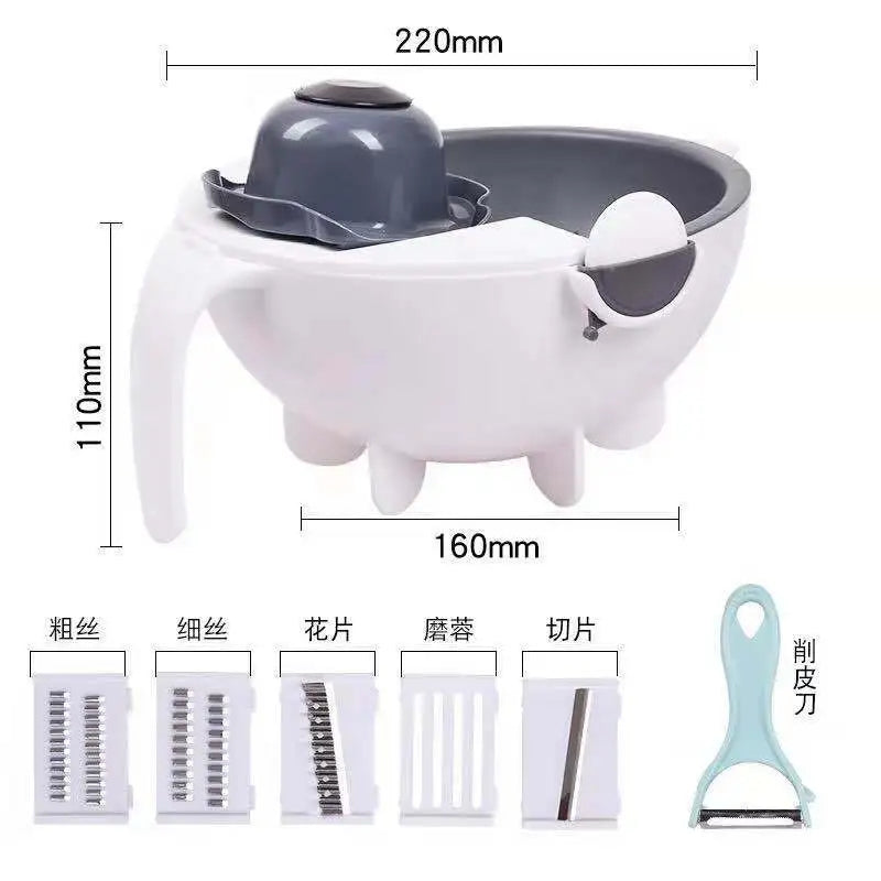 Multifunctional Drain Basket Vegetables Cutter