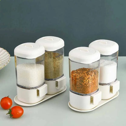 Salt And Paper Push Dispenser