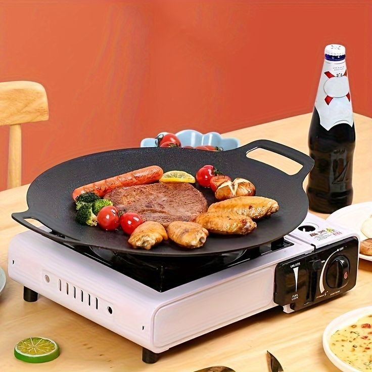 34 CM Non Stick Korean BBQ Grill Pan