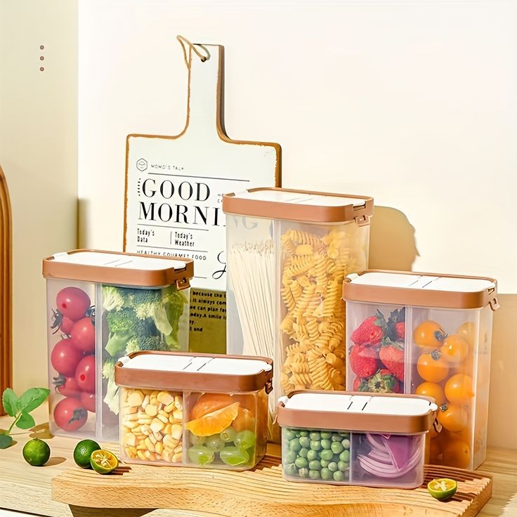 Kitchen Divided Moisture-proof Sealed Food Storage Box