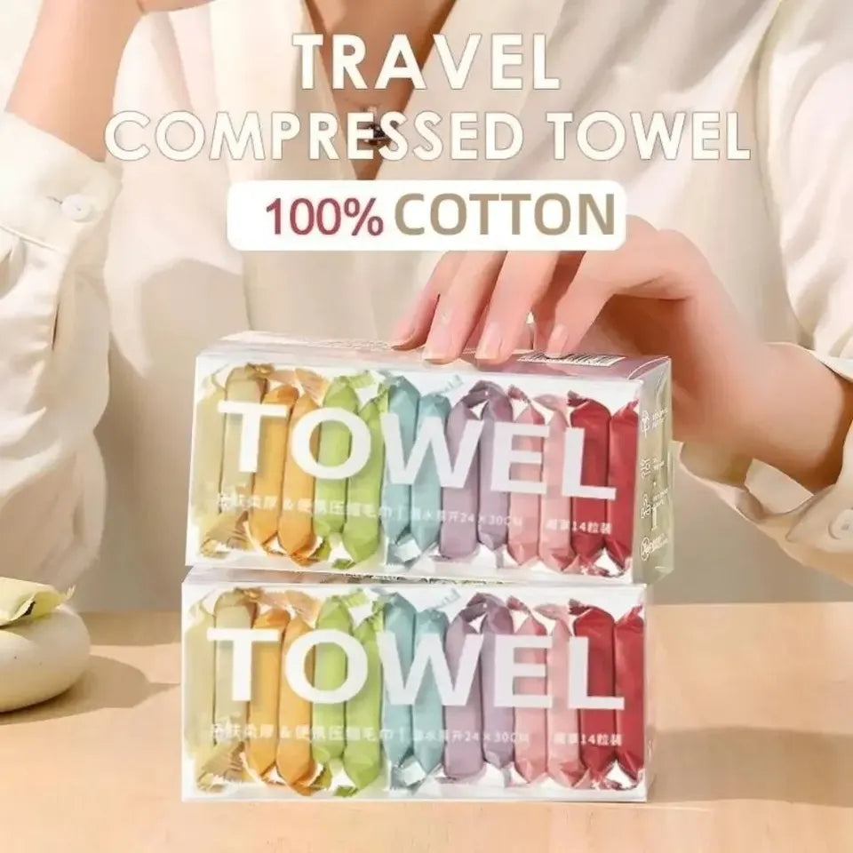 Portable Travel Towel hand wash and face cleaning