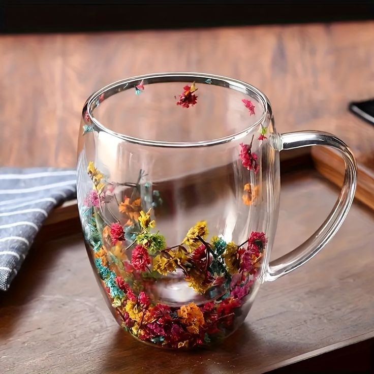 Double Wall Trendy Glass Mug