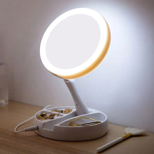 Foldable LED Mirror