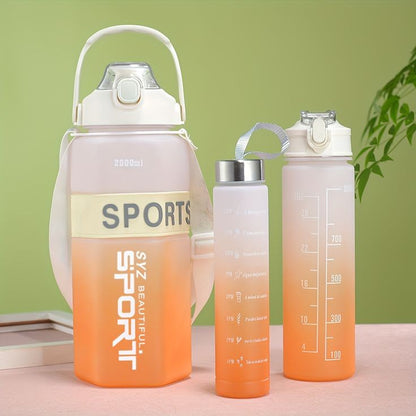 Set of 3 Sports Water Bottle