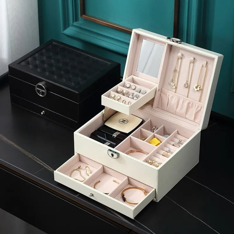 PU Leather Classic Jewellery Organizer