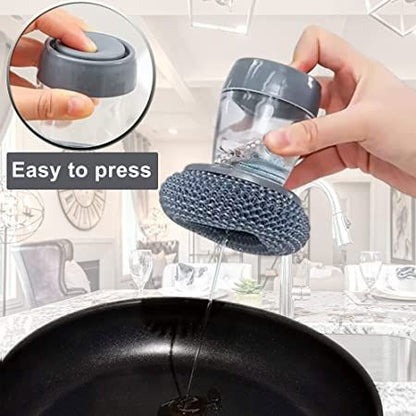 Dish Washing Brush with Plastic Handle